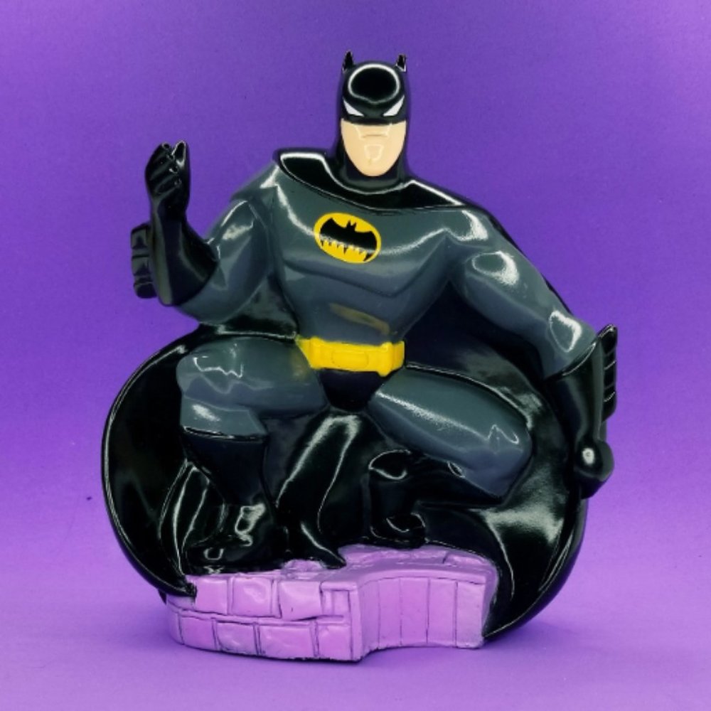 Vintage Batman Vinyl Figurine Statue Figure Collectible Pvc Toy DC Comics